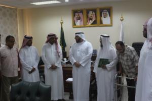 Dean of Jamoum University College Honors Affiliates of Chemistry Department